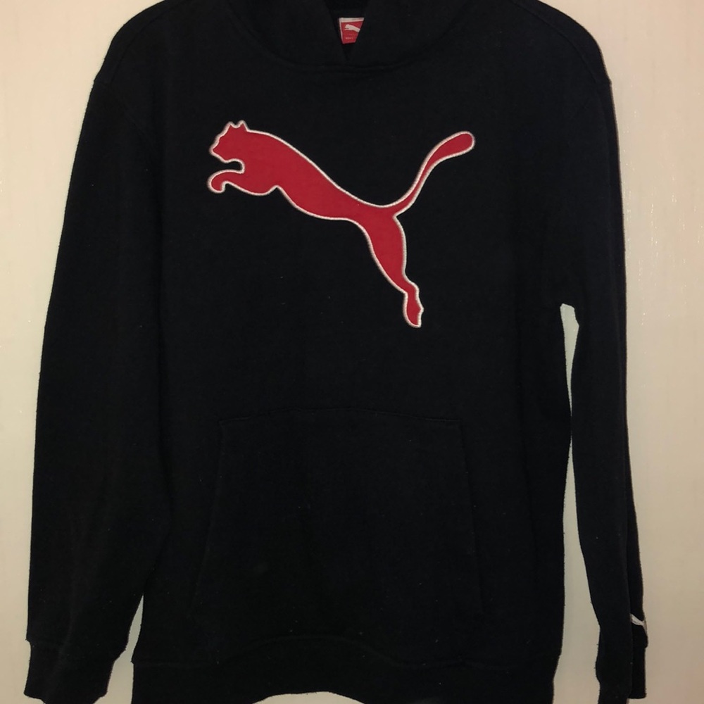 Red & Black Puma Hoodie